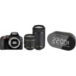 Nikon D3500 Kit (AF-P DX 18-55mm VR + AF-P DX 70-300mm VR) Black Double Special Kit